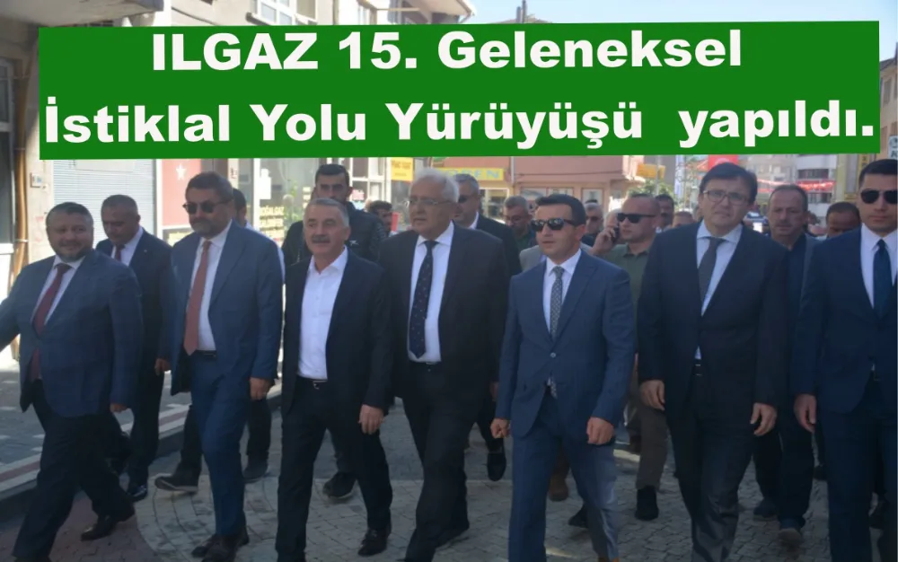 15. Geleneksel İstiklal Yolu Yürüyüşü  yapıldı.