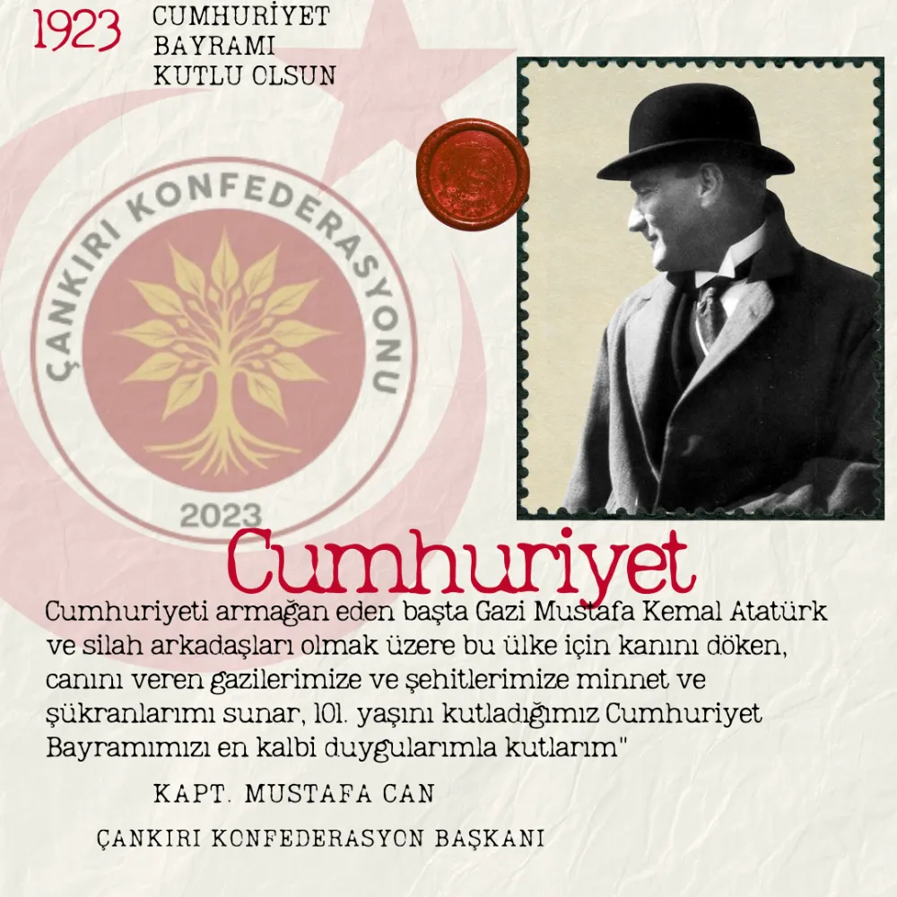 CUMHURİYETİMİZ 101 YAŞINDA