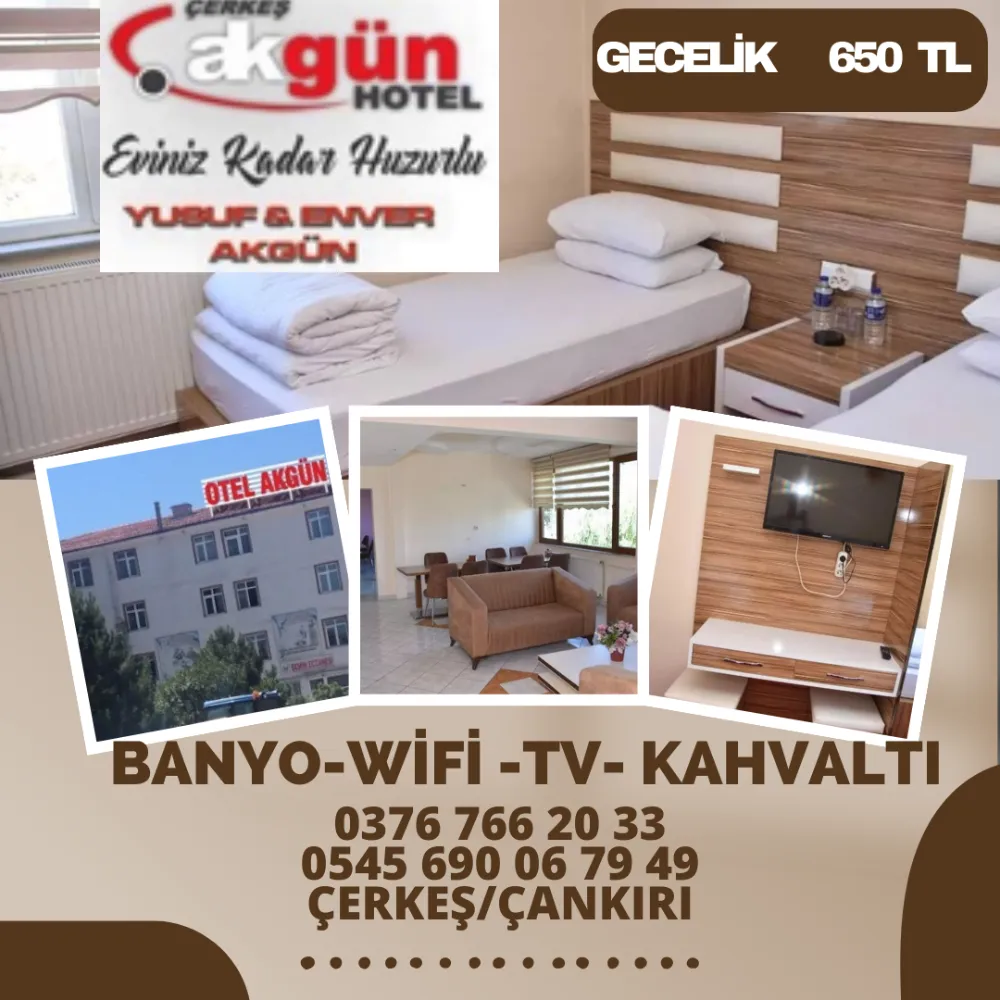 AKGÜN OTEL YENİ YÜZÜ İLE HİZMETE GİRDİ