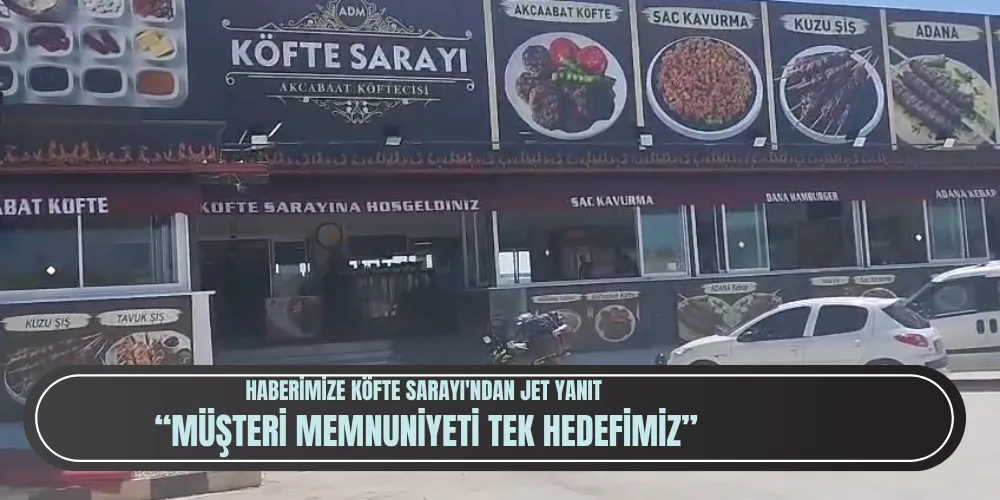 HABERİMİZE KÖFTE SARAYI