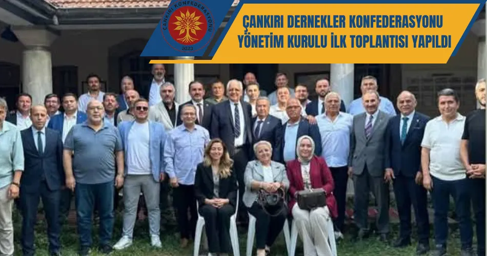 Çankırı Dernekler Konfederasyonu Yönetim Kurulu Toplantısı yapıldı